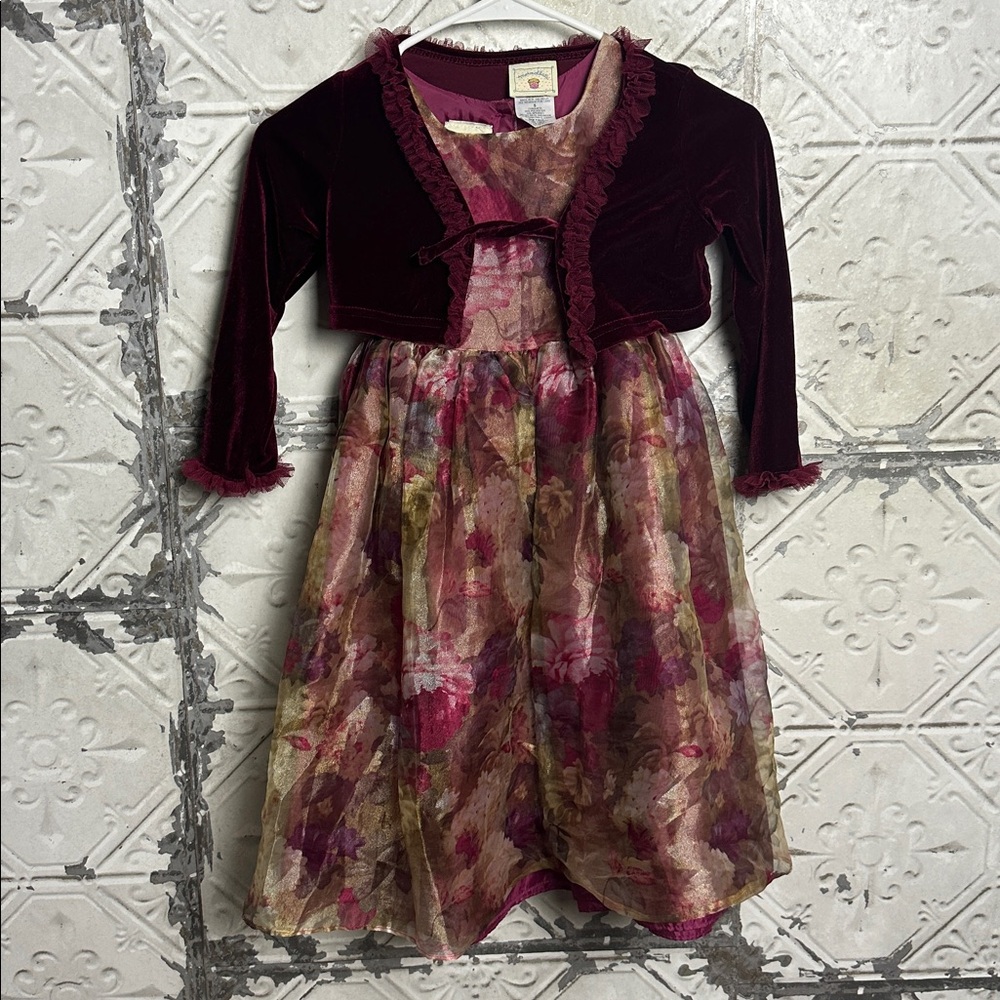 Marmellata girls chiffon Dress Floral